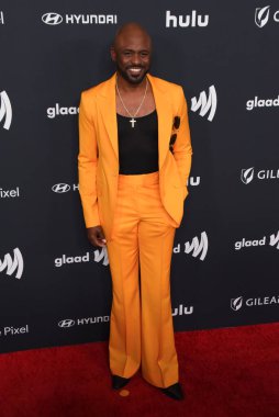 Beverly Hills, CA USA - 14 Mart 2024: Wayne Brady 35. Yıllık GLAAD Ödüllerine katıldı.