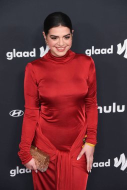 Beverly Hills, CA USA - 14 Mart 2024: Maya Lopez 35. Yıllık GLAAD Ödüllerine katıldı.