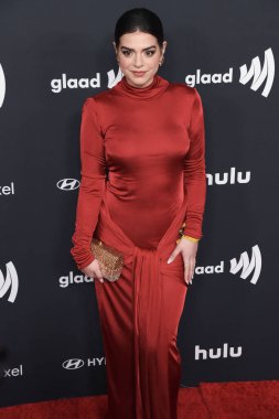 Beverly Hills, CA USA - 14 Mart 2024: Maya Lopez 35. Yıllık GLAAD Ödüllerine katıldı.