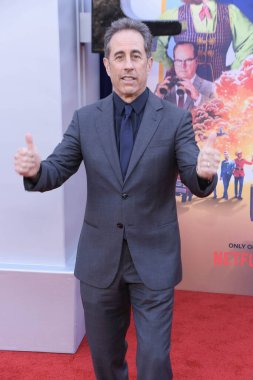 Hollywood, CA USA - 30 Nisan 2024: Jerry Seinfeld Netflix 'in Dondurulmamış.