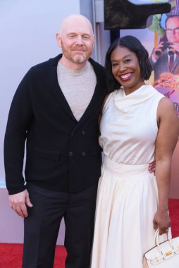 Hollywood, CA USA - 30 Nisan 2024: Bill Burr, Nia Renee Hill Netflix 'in Dondurulmamış.