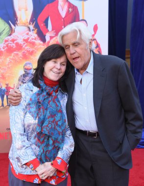 Hollywood, CA USA - April 30, 2024: Mavis Leno, Jay Leno attends the premiere of Netflix's Unfrosted. clipart
