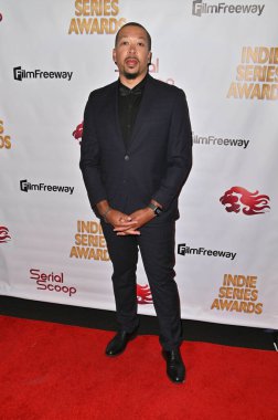 Burbank, CA USA - 15 Mayıs 2023: Malachi Rivers 14. Bağımsızlık Serisi Ödüllerine katıldı.