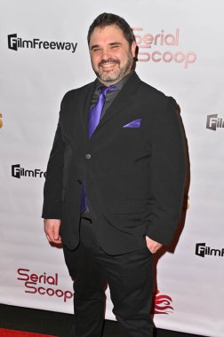 Burbank, CA USA - 15 Mayıs 2023: Matthew Carvery 14. Bağımsızlık Serisi Ödüllerine katıldı.