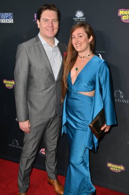 West Hollywood, CA USA - June 4, 2024: Chris Grainger, Meg Wilde attends Aspiring Magazine's Summer Issue Launch featuring Carolyn Hennesy clipart