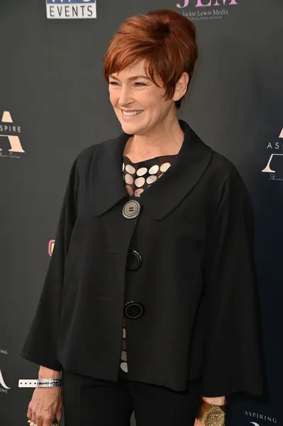 stock image West Hollywood, CA USA - June 4, 2024: Carolyn Hennesy attends Aspiring Magazine's Summer Issue Launch featuring Carolyn Hennesy