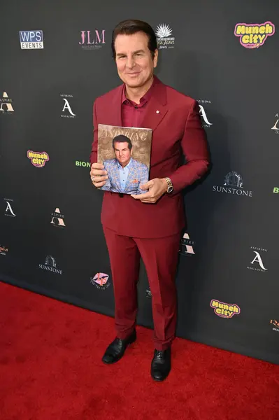 stock image West Hollywood, CA USA - June 4, 2024: Vincent De Paul attends Aspiring Magazine's Summer Issue Launch featuring Carolyn Hennesy