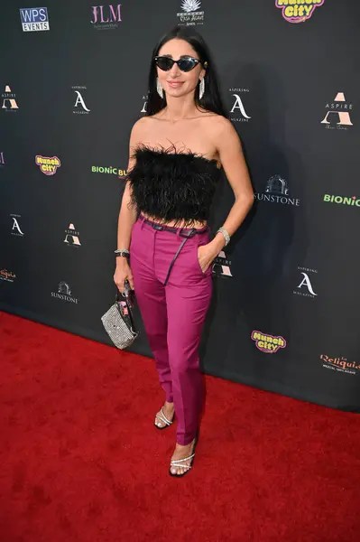 stock image West Hollywood, CA USA - June 4, 2024: Sasha Soko attends Aspiring Magazine's Summer Issue Launch featuring Carolyn Hennesy