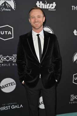 Beverly Hills, CA USA - 18 Mayıs 2024: Michael Welch Susuzluk Projeleri 15. Yıllık Susuzluk Galasına katıldı.