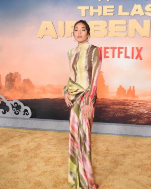 Hollywood, CA USA - February 15, 2024: Yvonne Chapman attends the premiere of Netflix's Avatar The Last Airbender. clipart