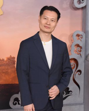 Hollywood, CA USA - 15 Şubat 2024: Jeff Yung Netflix 'in Avatar Son Hava Bükücü filminin galasına katıldı.