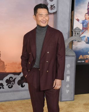Hollywood, CA USA - 15 Şubat 2024: Daniel Dae Kim Netflix 'in Avatar Son Hava Bükücü filminin galasına katıldı.