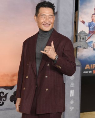 Hollywood, CA USA - 15 Şubat 2024: Daniel Dae Kim Netflix 'in Avatar Son Hava Bükücü filminin galasına katıldı.