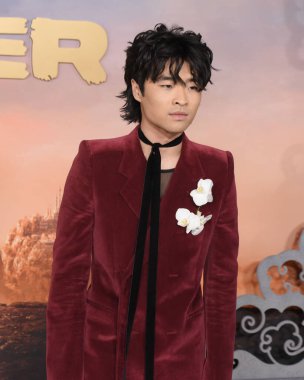 Hollywood, CA USA - 15 Şubat 2024: Dallas Liu Netflix 'in Avatar' ı Son Hava Bükücü 'nün galasına katıldı.