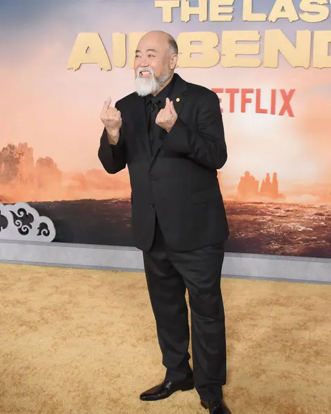 stock image Hollywood, CA USA - February 15, 2024: Paul Sun-Hyung Lee attends the premiere of Netflix's Avatar The Last Airbender.