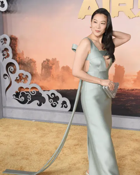 Stock image Hollywood, CA USA - February 15, 2024: Arden Cho attends the premiere of Netflix's Avatar The Last Airbender.