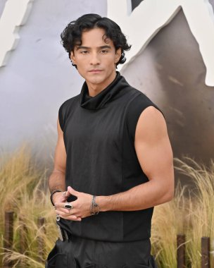 Westwood, CA USA - 11 Temmuz 2024: Brandon Perea Twisters filminin galasına katıldı.