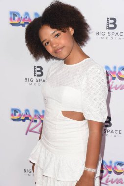 Beverly Hills, CA USA - 14 Temmuz 2024: Bella Blanding Dance Rivals filminin galasına katıldı