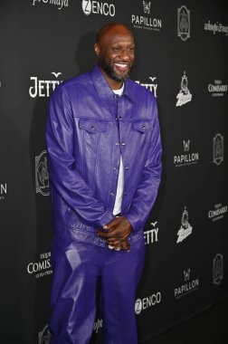 Venice, CA USA - July 20, 2024: Lamar Odom attends An Evening With Whoopi clipart