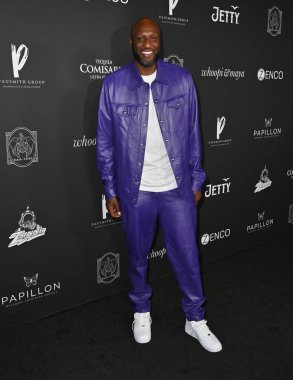 Venice, CA USA - 20 Temmuz 2024: Lamar Odom Whoopi ile Bir Akşam Katıldı