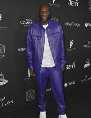 Venice, CA USA - 20 Temmuz 2024: Lamar Odom Whoopi ile Bir Akşam Katıldı