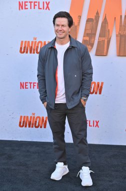 Hollywood, CA USA - August 12, 2024: Mark Wahlberg attends the premiere of Netflix's The Union. clipart