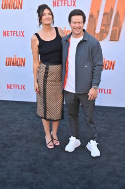 Hollywood, CA USA - 12 Ağustos 2024: Rhea Durham, Mark Wahlberg Netflix 'in The Union galasına katıldı.