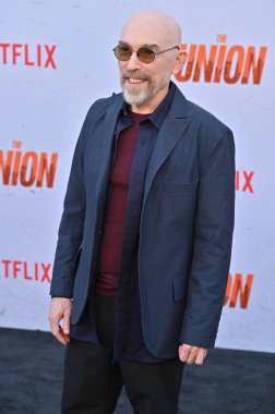 Hollywood, CA USA - August 12, 2024: Jackie Earle Haley attends the premiere of Netflix's The Union. clipart