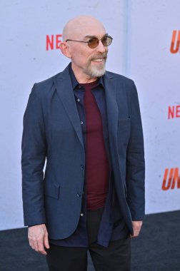 Hollywood, CA USA - 12 Ağustos 2024: Jackie Earle Haley Netflix 'in The Union galasına katıldı.