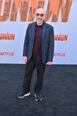 Hollywood, CA USA - 12 Ağustos 2024: Jackie Earle Haley Netflix 'in The Union galasına katıldı.