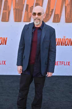 Hollywood, CA USA - 12 Ağustos 2024: Jackie Earle Haley Netflix 'in The Union galasına katıldı.