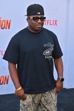 Hollywood, CA USA - August 12, 2024: DJ Hed attends the premiere of Netflix's The Union. clipart