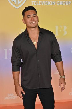 Los Angeles, CA USA - 10 Ekim 2024: Kekoa Kekumano Warner Bros. Television Group 'un Sonbahar TV sezonu kutlamalarına katıldı.