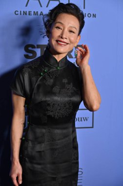 Hollywood CA USA - 12 Kasım 2024: Joan Chen Eleştirmenler Derneği 'nin 3. AAPI Sinema & TV Yıllık Kutlamasına katıldı.