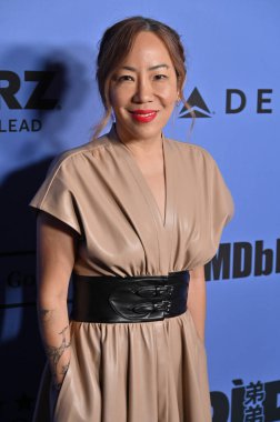 Hollywood CA USA - 12 Kasım 2024: Sue Kim Eleştirmenler Derneği 'nin 3. AAPI Sinema & TV Yıllık Kutlamasına katıldı.