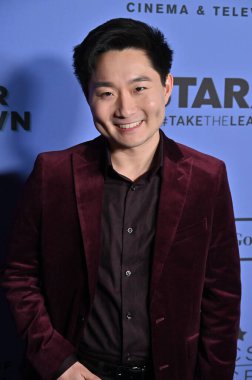 Hollywood CA USA - November 12, 2024: Alex Shimizu attends The Critics Choice Association's 3rd Annual Celebration of AAPI Cinema & TV. clipart