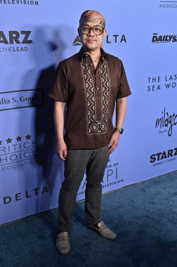 Hollywood CA USA - 12 Kasım 2024: Jeremiah Abraham Eleştirmenler Derneği 'nin 3. AAPI Sinema & TV Yıllık Kutlamasına katıldı.