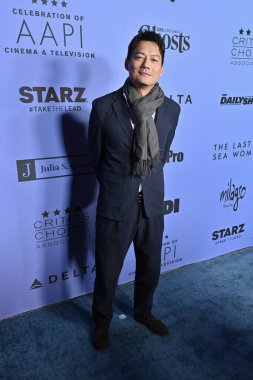 Hollywood CA USA - November 12, 2024: Archie Kao attends The Critics Choice Association's 3rd Annual Celebration of AAPI Cinema & TV. clipart