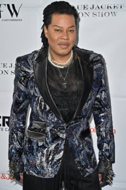 Hollywood CA USA - November 13, 2024: Ty-Ron Mayes attends the Blue Jacket Fashion Show Los Angeles. clipart