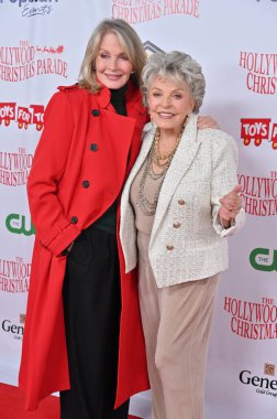 Hollywood, CA USA - December 1, 2024: Deidre Hall, Susan Seaforth Hayes attends the 92nd Annual Hollywood Christmas Parade. clipart