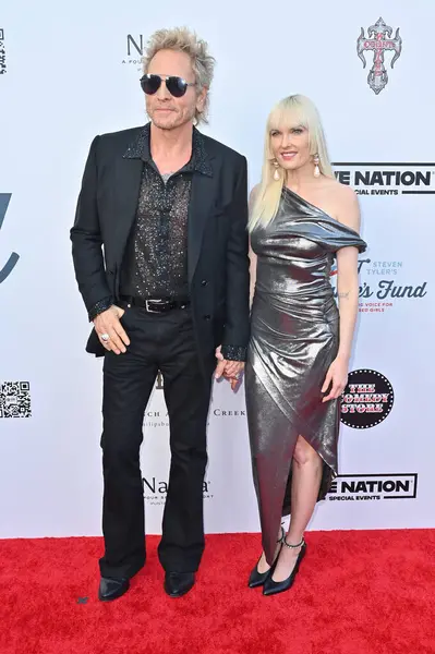 Hollywood CA USA - 2 Şubat 2025: Patrick Lawler, Janie GRAMMY Ödülleri İzleme Partisi için Steven Tyler 'ın 6.