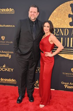 Hollywood, CA USA - 7 Şubat 2025: Anna Zielinski, Brenton Earley 32. Yıllık İnanç ve Değerler Ödüllerine katıldı