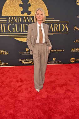 Hollywood, CA USA - 7 Şubat 2025: Roman Downey 32. Yıllık İnanç ve Değerler Ödüllerine katıldı