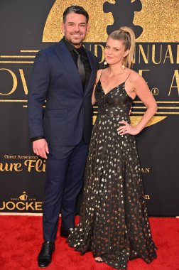 Hollywood, CA USA - 7 Şubat 2025: Jesse Hutch, Loreili Hutch 32. Yıllık İnanç ve Değerler Ödüllerine katıldı