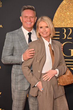 Hollywood, CA USA - 7 Şubat 2025: Mark Burnett, Roman Downey 32. Yıllık İnanç ve Değerler Ödüllerine katıldı