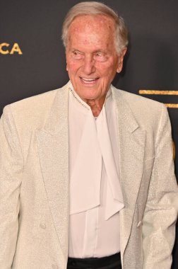 Hollywood, CA USA - 7 Şubat 2025: Pat Boone 32. Geleneksel Film Yönetmeni Faith and Values Ödüllerine katıldı
