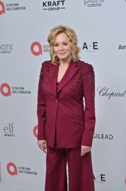 Batı Hollywood, CA USA - 2 Mart 2025: Jean Smart 33. Elton John AIDS Vakfı Akademisi İzleme Partisine katıldı