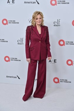 Batı Hollywood, CA USA - 2 Mart 2025: Jean Smart 33. Elton John AIDS Vakfı Akademisi İzleme Partisine katıldı
