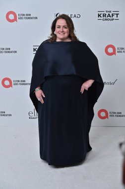 Batı Hollywood, CA USA - 2 Mart 2025: Jessica Gunning 33. Elton John AIDS Vakfı Akademisi İzleme Partisine katıldı