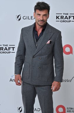 Batı Hollywood, CA USA - 1 Mart 2025: Frank Grillo 33. Geleneksel Elton John AIDS Vakfı Akademisi Görme Partisi 'ne katıldı